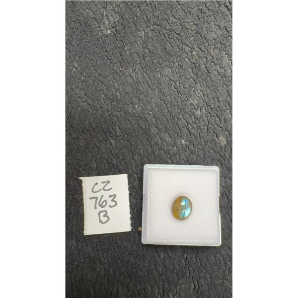 New 4.9ct Natural Untreated Labradorite Oval Cabochon 9.8mm X 12.0mm, Retail $180