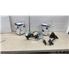 Image 1 : 3 Proffice Euro Head Clamp Lamps with Adjustable Gooseneck