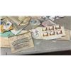 Image 5 : Vintage Stamp Collection with Modern Postage Stamp Album, Loose Stamps on Paper and More