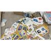 Image 9 : Vintage Stamp Collection with Modern Postage Stamp Album, Loose Stamps on Paper and More
