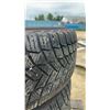 Image 7 : Four Michelin X-Ice Snow Suv Studless Winter Tires on 5 Lug Black Steel Rims, 225/65 R17
