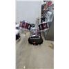 Image 2 : Ludwig 5-Piece Youths Acoustic Drum Set, Burgundy with Chrome Hardware, Cymbals Included