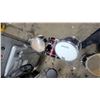 Image 3 : Ludwig 5-Piece Youths Acoustic Drum Set, Burgundy with Chrome Hardware, Cymbals Included