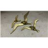 Image 2 : Curtis Jere Vintage Brass Birds in Flight Wall Sculptures With Copper Sun, 1960s-70s