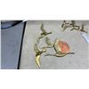 Image 3 : Curtis Jere Vintage Brass Birds in Flight Wall Sculptures With Copper Sun, 1960s-70s