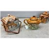 Image 17 : Cottage Ware Ceramic Tea Set Including Teapots, Creamers, Sugar Bowl, and More