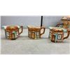 Image 2 : Cottage Ware Ceramic Tea Set Including Teapots, Creamers, Sugar Bowl, and More
