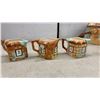 Image 3 : Cottage Ware Ceramic Tea Set Including Teapots, Creamers, Sugar Bowl, and More