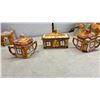 Image 6 : Cottage Ware Ceramic Tea Set Including Teapots, Creamers, Sugar Bowl, and More