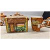 Image 9 : Cottage Ware Ceramic Tea Set Including Teapots, Creamers, Sugar Bowl, and More