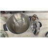 Image 9 : Lot of Assorted Cookware Including Red Pasta Pots with Strainer Lids, Stockpot, Skillet and More