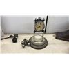 Image 3 : Vintage Mantel and Anniversary Clocks Including Forestville Wall Clock with Junghans Movement