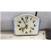 Image 4 : Vintage Mantel and Anniversary Clocks Including Forestville Wall Clock with Junghans Movement