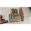 Image 5 : Vintage Jefferson Golden Hour Mystery Clock, Owl Figurines, Thermometer, Wall Plaques and More
