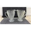 Image 2 : Federal Glass Iris and Herringbone Depression-Era Footed Pitchers and Tumblers, 1928-1932