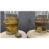 Image 3 : Pair of Vintage Aladdin Nu-Type Model B Kerosene Mantle Lamps With Milk Glass Bases