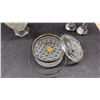 Image 12 : Collection of Early American Crystal Pattern Glass Pieces Including Pitcher, Goblets, and More