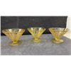 Image 2 : Depression Glass Lot: Federal Patrician Sherbets, Hocking Waffle Sugar Bowl and More, C. 1930s