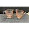 Image 4 : Depression Glass Lot: Federal Patrician Sherbets, Hocking Waffle Sugar Bowl and More, C. 1930s