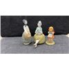 Image 5 : Lladro Style Porcelain Figurines, Goebel M.I. Hummel, Pincushion Half Doll, Kitchen Prayer and More