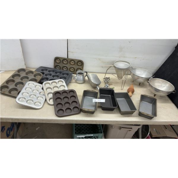 Wilton 12-Cup Standard Muffin Pan, Muffin Tins, Loaf Pans, Colanders, Strainers, and More