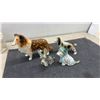 Image 2 : Collection of Glazed Ceramic Animal Figurines Including Collie, Spaniels, Terriers