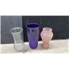 Image 5 : Bunn and Mr. Coffee Glass Carafes, Clear, Purple, and Pink Frosted Glass Vases and More