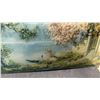 Image 4 : Vintage Landscape Decor: Italian Wall Plaque and Two Les Greatrix Convex Glass Advertising Domes