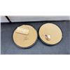 Image 6 : Vintage Landscape Decor: Italian Wall Plaque and Two Les Greatrix Convex Glass Advertising Domes