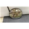 Image 7 : Vintage Landscape Decor: Italian Wall Plaque and Two Les Greatrix Convex Glass Advertising Domes