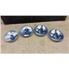 Image 4 : Blue and White Ceramics: Burleigh Calico, Royal Doulton, Delft Plates, Ceramic Clogs, and More