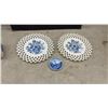 Image 8 : Blue and White Ceramics: Burleigh Calico, Royal Doulton, Delft Plates, Ceramic Clogs, and More