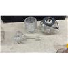 Image 6 : Assorted Glassware Including Anchor Hocking Prescut Relish Tray, Storage Jars, Tumblers and More