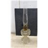 Image 6 : Pair of Vintage Aladdin Kerosene Oil Lamps with Clear and Milk Glass Quilted Diamond Bases