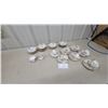 Image 1 : Royal Albert "Petit Point" Bone China Tea Set with Cups, Saucers, and Plates 42x