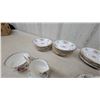 Image 5 : Royal Albert "Petit Point" Bone China Tea Set with Cups, Saucers, and Plates 42x