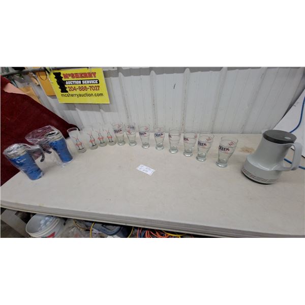 Minhas Creek Classic Lager Beer Glasses, Coca-Cola Glasses, Insulated Carafe and More