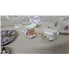 Image 4 : Assorted Porcelain Teaware with Floral Patterns and Gold Trim, Teapots, Plates and More Chintz