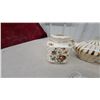 Image 3 : Lefton China Gold Stripe Tea Set, Floral Ginger Jar, Leaf Trinket Dishes and More Sadler