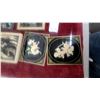 Image 4 : Vintage Butterfly Wing Art and Decorative Floral Plaques, Framed Silhouette Scenes and More