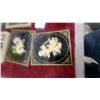 Image 5 : Vintage Butterfly Wing Art and Decorative Floral Plaques, Framed Silhouette Scenes and More