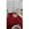 Image 4 : Vintage Federal Glass "Monkey Business" Juice Pitcher, Floral Jar with Lid and More