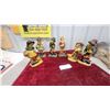 Image 1 : Collection of Six Hummel-Style Hand-Painted Chalkware Children Figurines with Animals