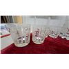 Image 5 : Mid-Century Frosted Wheat Pattern Glassware Set, Pitcher, Tumblers, Mixing Bowls and More