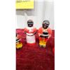 Image 2 : Vintage Black Americana Mammy and Butler Plastic Salt and Pepper Shakers and Figurines 3x Sets