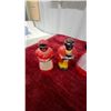 Image 3 : Vintage Black Americana Mammy and Butler Plastic Salt and Pepper Shakers and Figurines 3x Sets
