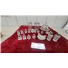 Image 1 : Vintage Clear Glass Shakers, Frosted Bird Bottle, and Scalloped Cloche with Faceted Finial and More