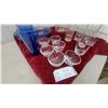 Image 4 : Assorted Glassware Including Cobalt Blue Tumblers, cookwareRefrigerator Dish, Cake Stand and More