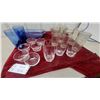 Image 5 : Assorted Glassware Including Cobalt Blue Tumblers, cookwareRefrigerator Dish, Cake Stand and More