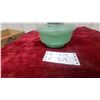 Image 4 : Vintage Aladdin Jadeite Green Glass Oil Lamp Font with Burner
